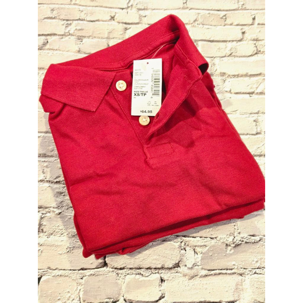 The Children's Place Polo Shirt, XS, Sz 4, Red, NIOP, 5 Polos Included